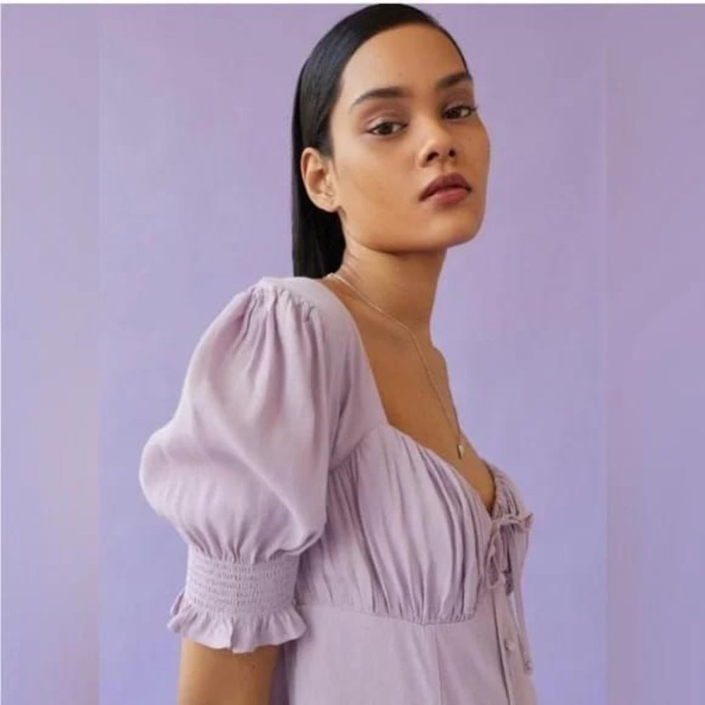 Urban Outfitters - UO Persephone Mini Dress, Purple (XS) - Picture 2 of 3